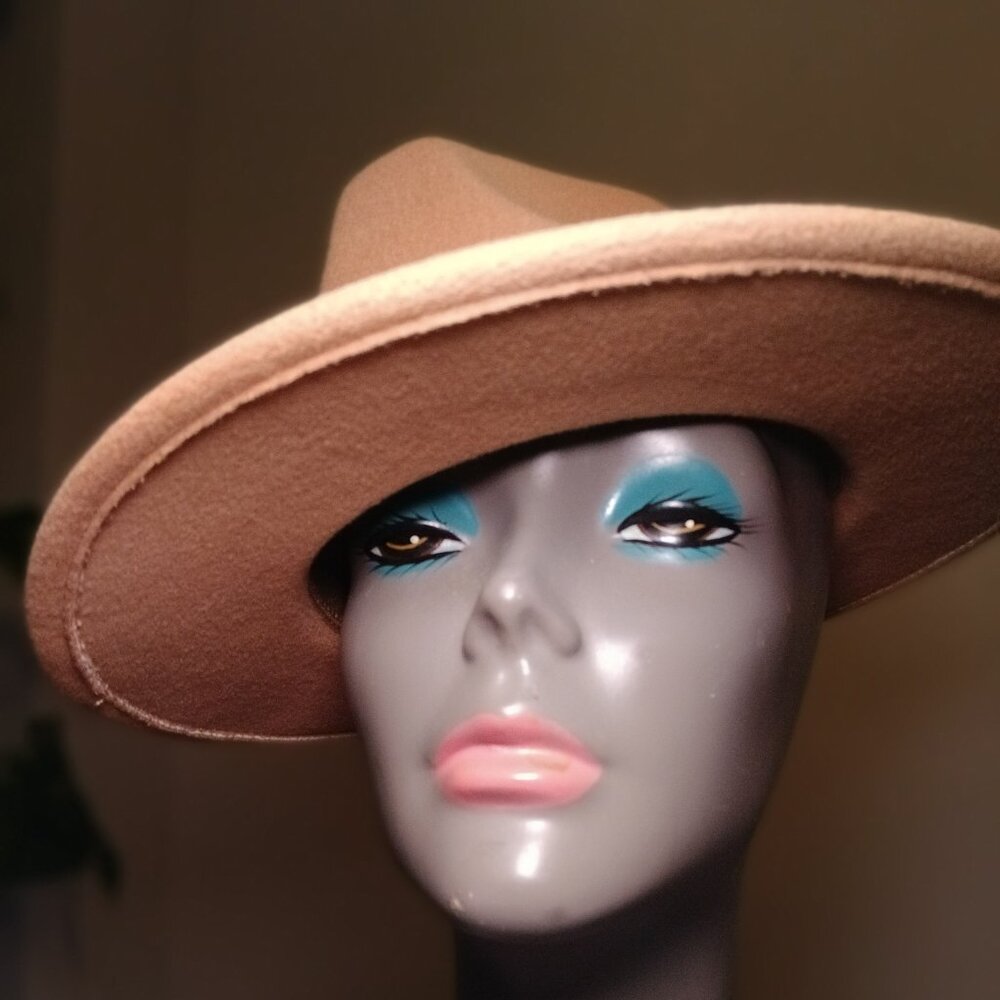 Women's wide brim hats